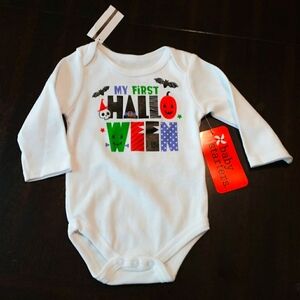 NWT Baby Starters My First Halloween One Piece Long Sleeve 3 Months